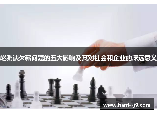 赵鹏谈欠薪问题的五大影响及其对社会和企业的深远意义